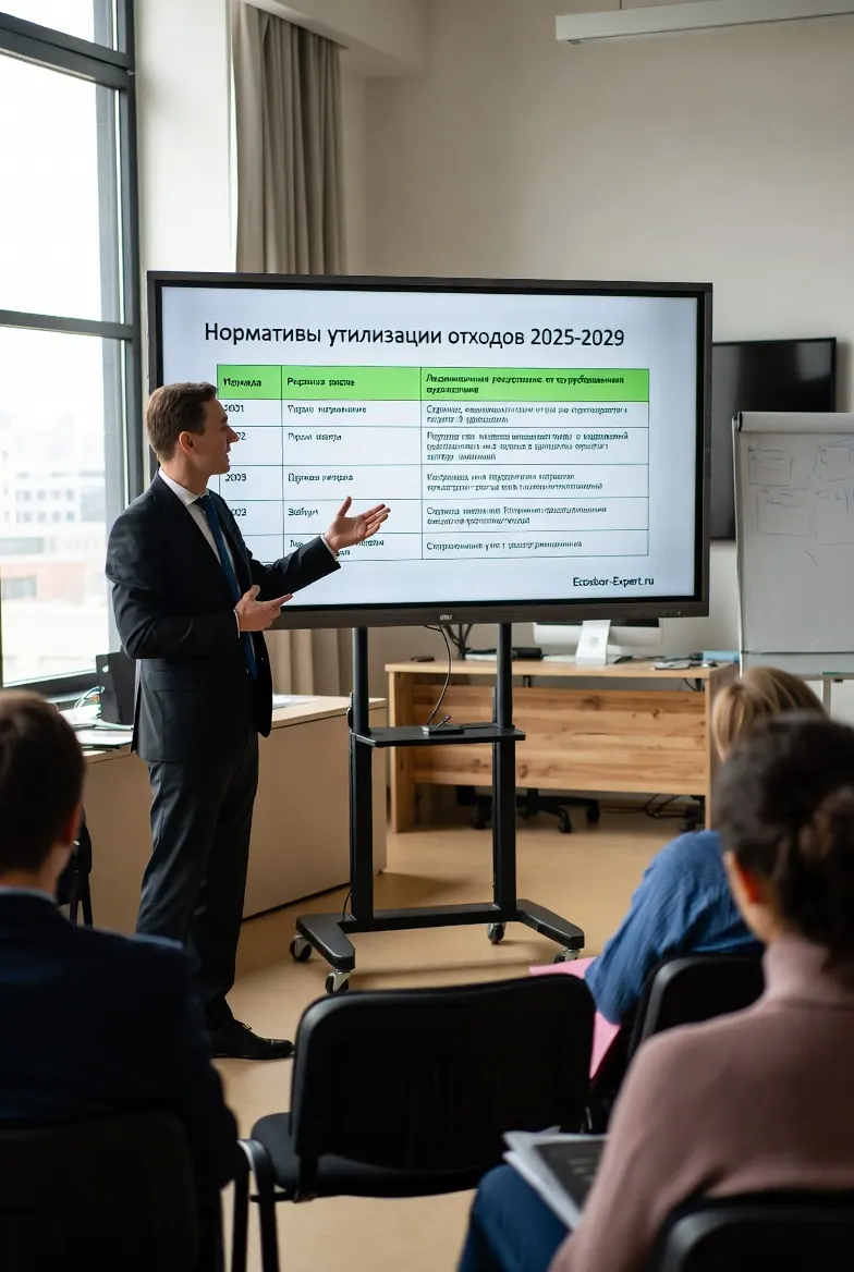 Нормативы утилизации отходов 2025-2029г