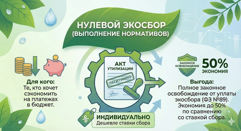 нулевой экосбор, выполнение нормативов