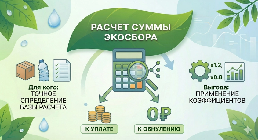 Расчет суммы экосбора