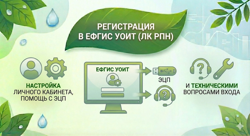 Регистрация в ЕФГИС УОИТ (ЛК РПН)
